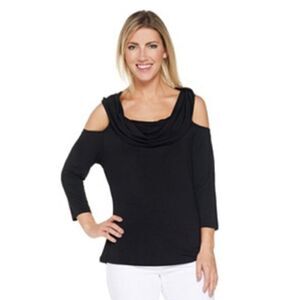 New Lisa Rinna Collection Off-the- Shoulder Knit Top | Size 3X